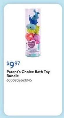 Parent's Choice Bath Toy Bundle