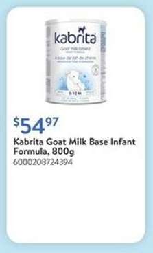 Kabrita Goat Milk Base Infant Formula, 800g