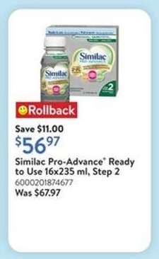 Similac Pro-Advance Ready to Use 16x235 ml, Step 2
