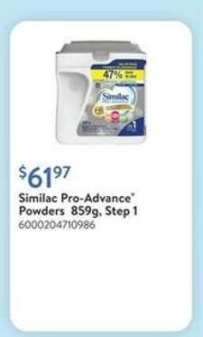Similac Pro-Advance Powders 859g, Step 1