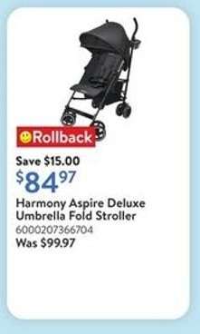 Harmony Aspire Deluxe Umbrella Fold Stroller