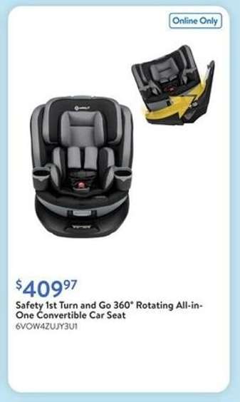 Safety 1st Turn and Go 360° Rotating All-in-One Convertible Car Seat