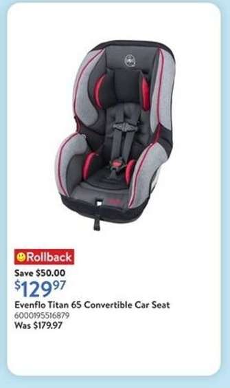 Evenflo Titan 65 Convertible Car Seat