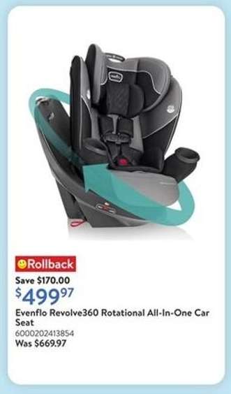 Evenflo Revolve360 Rotational All-In-One Car Seat