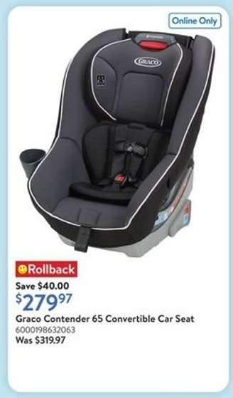 Graco Contender 65 convertible car seat