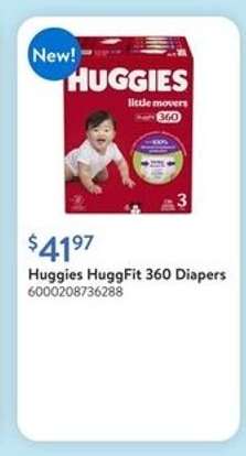 Huggies HuggFit 360 Diapers