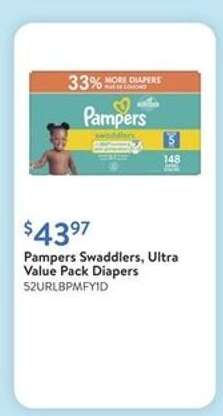 Pampers Swaddlers Ultra Value Pack Diapers