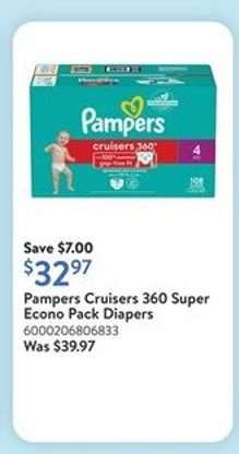 Pampers Cruisers 360 Super Econo Pack Diapers
