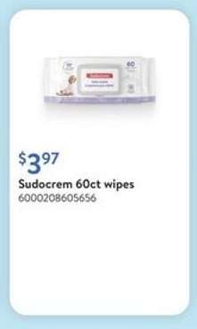 Sudocrem 60ct wipes