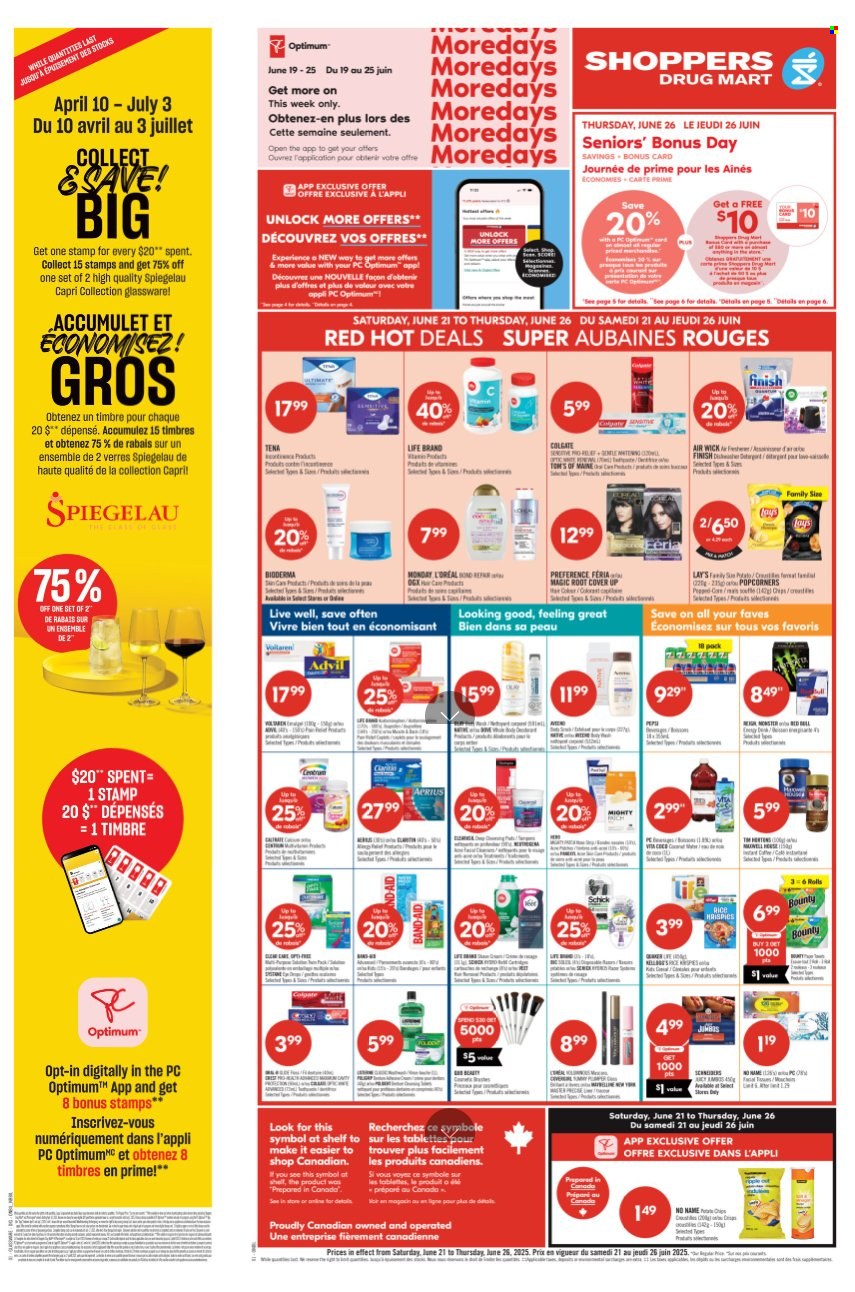Shoppers Drug Mart flyer - June 21, 2025 - June 26, 2025. Page 1