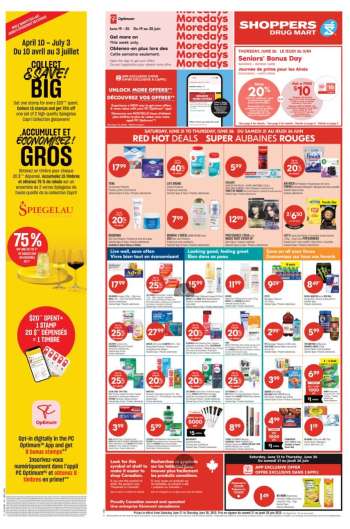 Shoppers Drug Mart Flyer - June 21, 2025 - June 26, 2025.
