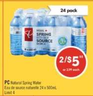 PC NATURAL SPRING WATER