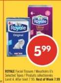 ROYALE FACIAL TISSUES