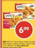 JANES PUB STYLE Chicken Burgers