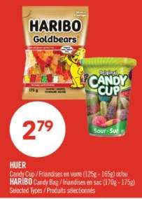HUER Candy Cup / HARIBO Candy Bag