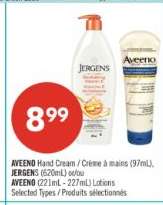 AVEENO Hand Cream / JERGENS