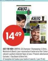 JUST FOR MEN CONTROL GX SHAMPOO