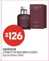 CALVIN KLEIN ETERNITY FOR MEN AMBER ESSENCE