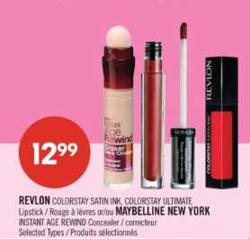 REVLON COLORSTAY SATIN INK, COLORSTAY ULTIMATE