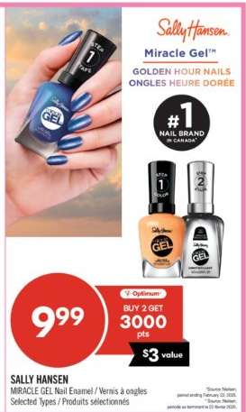 SALLY HANSEN MIRACLE GEL NAIL ENAMEL