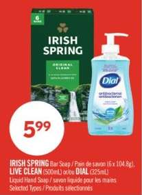 IRISH SPRING BAR SOAP