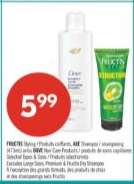 FRUCTIS Styling / Produits coiffants, AXE Shampoo / shampoing (473mL) or/or DOVE Hair Care Products / produits de soins capillaires