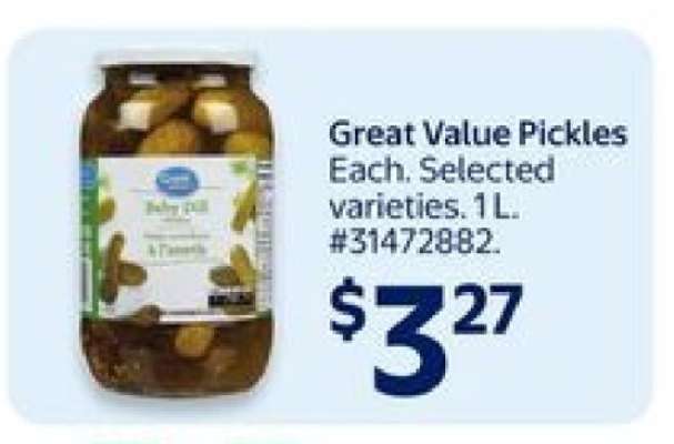 Great Value Pickles