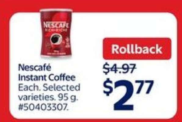 NESCAFÉ INSTANT COFFEE