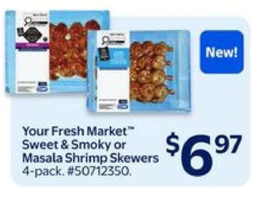 Your Fresh Market™ Sweet & Smoky or Masala Shrimp Skewers