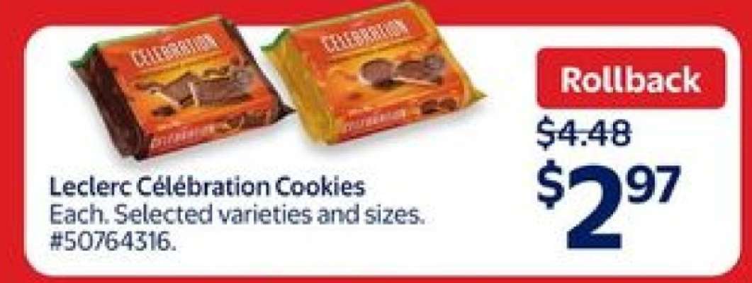Leclerc Celebration Cookies