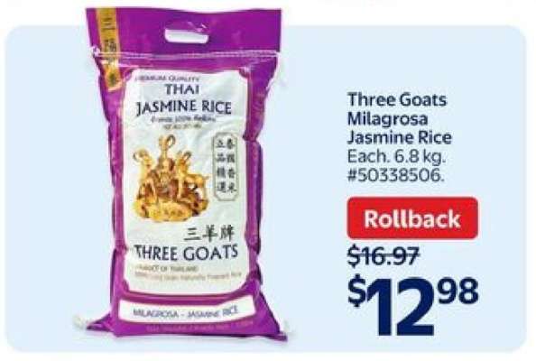 Three Goats Milagrosa Jasmine Rice