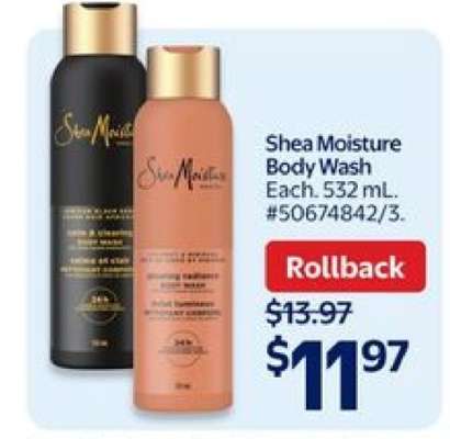 Shea Moisture Body Wash
