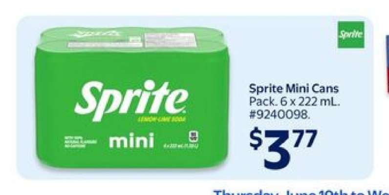 Sprite Mini Cans