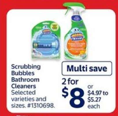 Scrubbing Bubbles Bathroom Cleaners