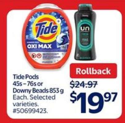 Tide Pods or Downy Beads