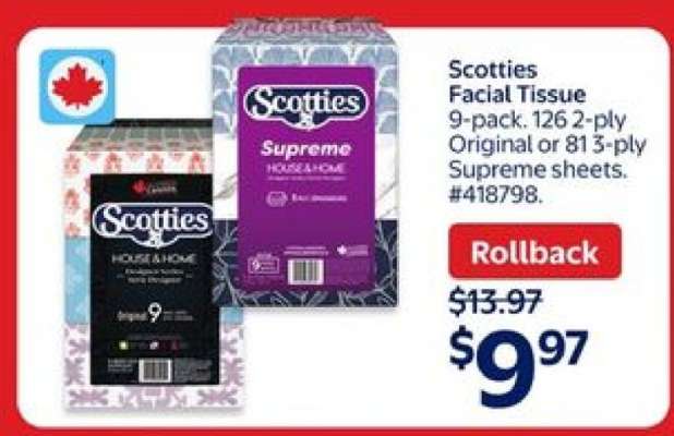Scotties Facial Tissue
