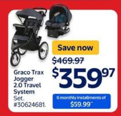 Graco Trax Jogger 2.0 Travel System Set