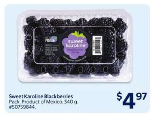 Sweet Karoline Blackberries
