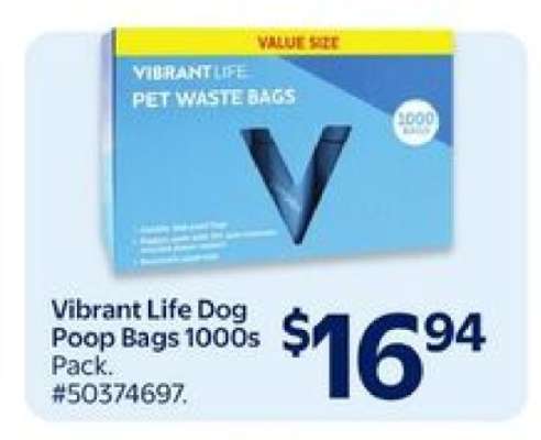 Vibrant Life Dog Poop Bags 1000s Pack