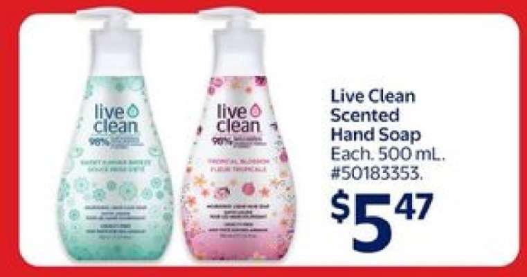 Live Clean Scented Hand Soap
