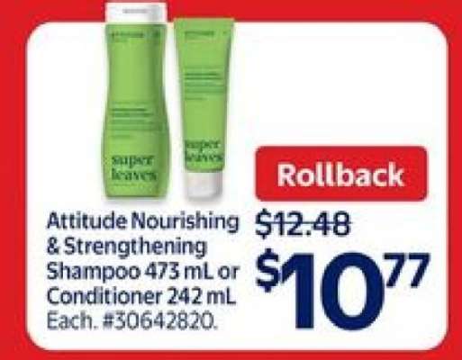 Attitude Nourishing & Strengthening Shampoo or Conditioner