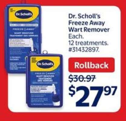 Dr Scholl's Freeze Away Wart Remover