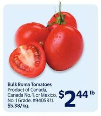 Bulk Roma Tomatoes