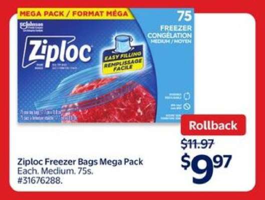 Ziploc Freezer Bags Mega Pack