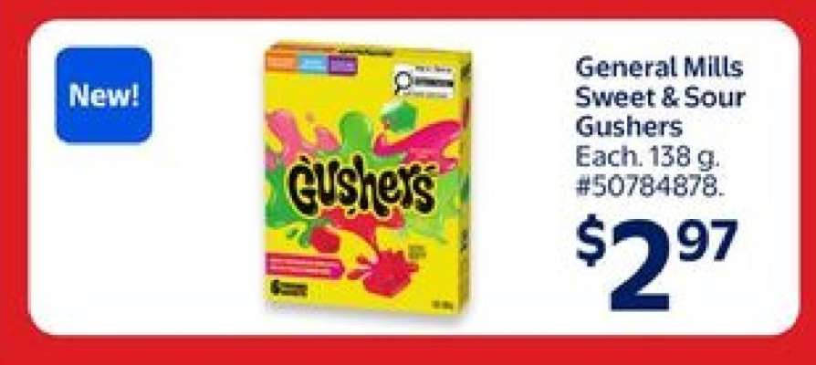 General Mills Sweet & Sour Gushers