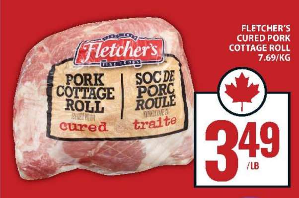 FLETCHER’S CURED PORK COTTAGE ROLL