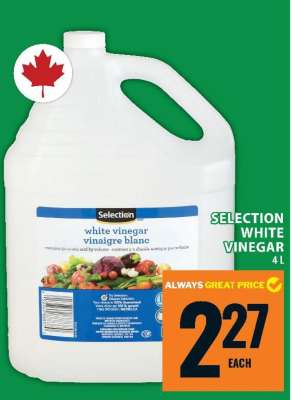 SELECTION WHITE VINEGAR