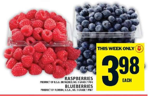 Raspberries or Blueberries
