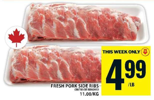FRESH PORK SIDE RIBS