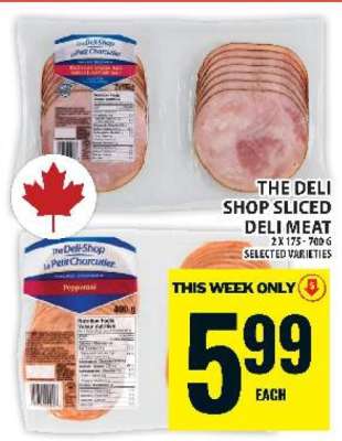 THE DELI-SHOP SLICED DELI MEAT